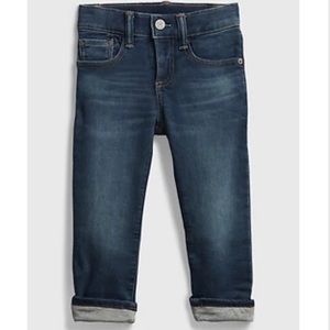 Toddler Lined Straight Jeans with Stretch